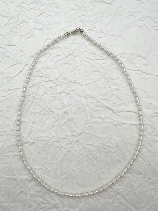 White glass Necklace