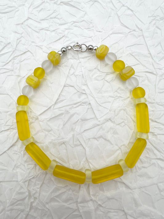 Yellow matte bracelet