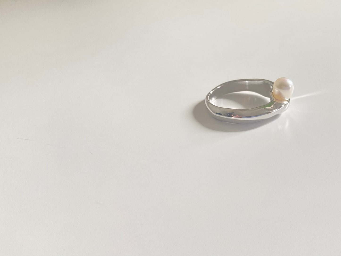 Sterling Silver Ocearn Pearl-Rings