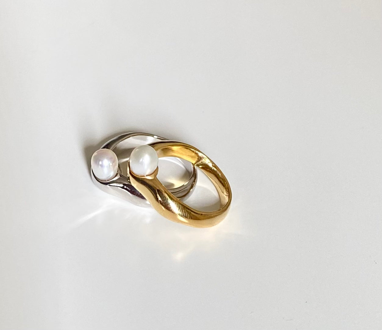 Sterling Silver Ocearn Pearl-Rings