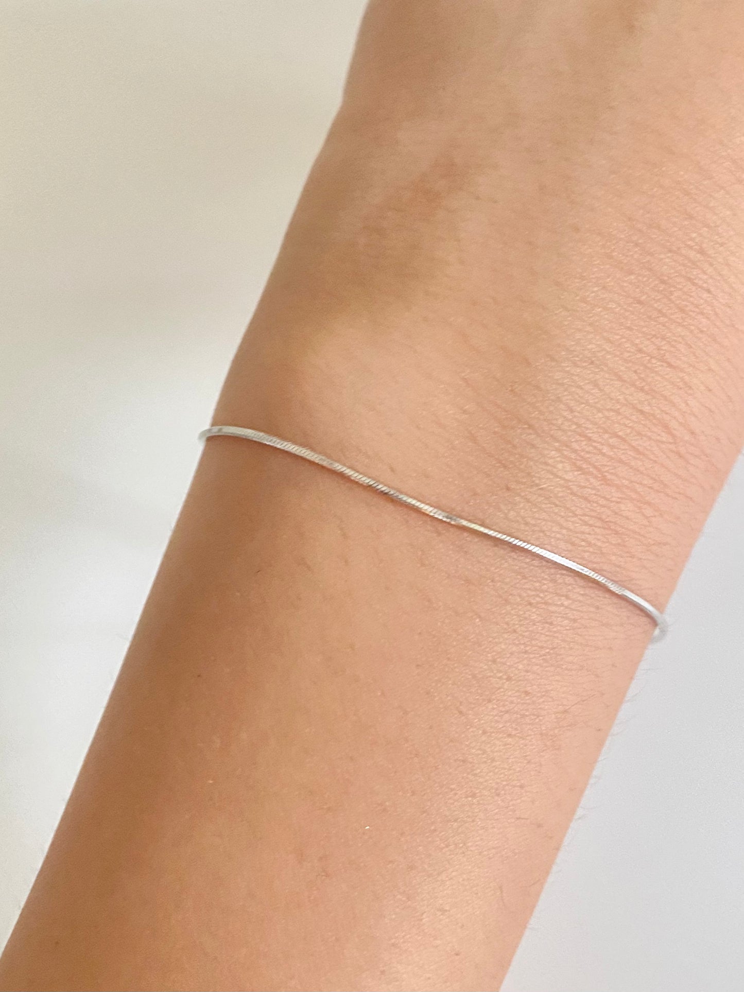 925 Sterling Silver String Bracelet